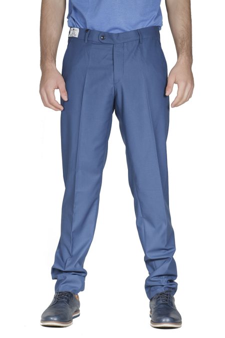 Παντελόνι Ανδρικό Με Τσάκιση Senior 3311 Μπλε