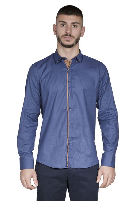 Senior Ανδρικό Πουκάμισο 3308 Μπλε