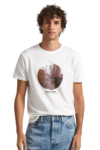 Pepe Jeans Ανδρικό T-shirt PM509110-803 Λευκό