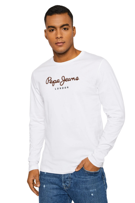 Pepe Jeans Ανδρική Μπλούζα PM508209-800 Λευκή