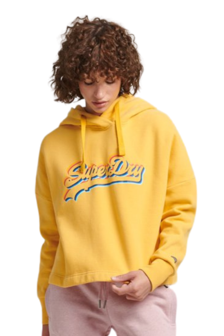 Γυναικείο φούτερ Rainbow Graphic Logo Hoodie W2011455A-07K Κίτρινο