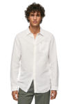 Pepe Jeans Πουκάμισο Λινό PM307793-800 Λευκό
