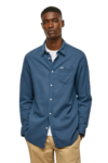 Pepe Jeans Πουκάμισο Λινό PM307793-574 Navy Μπλε