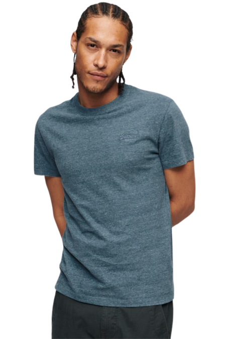 Superdry Ανδρικό T-shirt M1011245A-1AF Μπλε