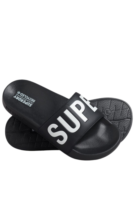 Superdry Παντόφλες MF310256A-ECQ Μαύρες