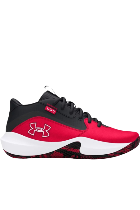 Under Armour Lockdown 7 GS Μποτάκια 3028513-600 Κόκκινα