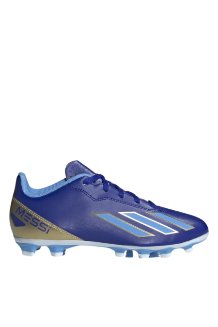 Adidas Παιδικά Ποδοσφαιρικά Παπούτσια Τάπες Crazyfast Club F&G J Messi ID0720 Μπλε