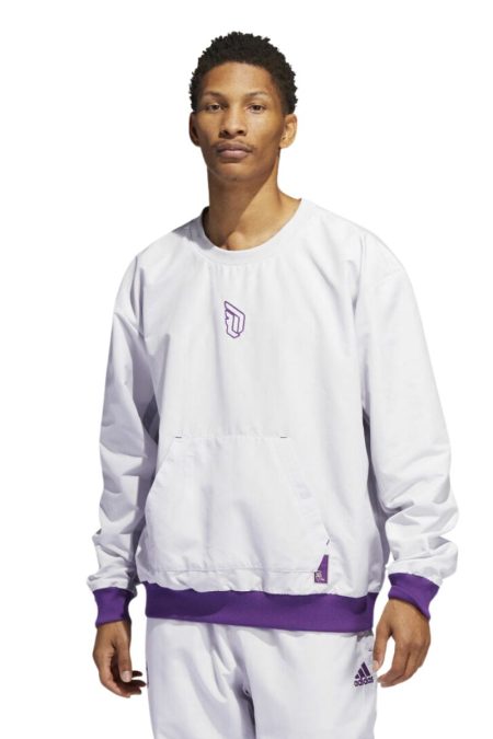 Adidas Dame Φούτερ HB5467 Γκρι/Μωβ