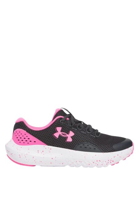 Under Armour GGS Surge 4 Παπούτσι 3027108-016 Μαύρο/Ροζ