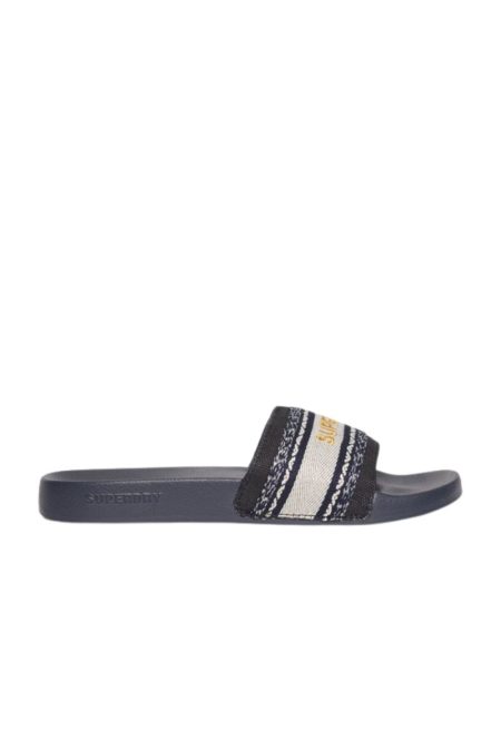 Superdry Γυναίκειες Παντόφλες WF310241A-02A Μαύρα