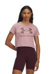 Under Armour Γυναικείο T-Shirt 1356305-673 Ροζ