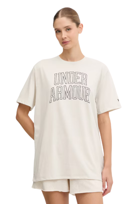Under Armour Μπλουζάκι Rival 6007883-110 Μπεζ
