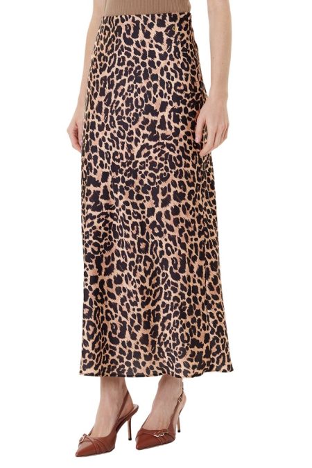 Guess Γυναικεία Φούστα W5YD55WF1T2-P1MO Λεοπάρ