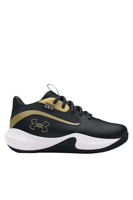 Under Armour Παιδικό Παπούτσι 3028514-001 Μαύρο/Χρυσό
