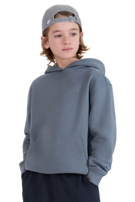 4F Παιδική Φούτερ 4FJWSS25TSWSM1852-46S Γκρι