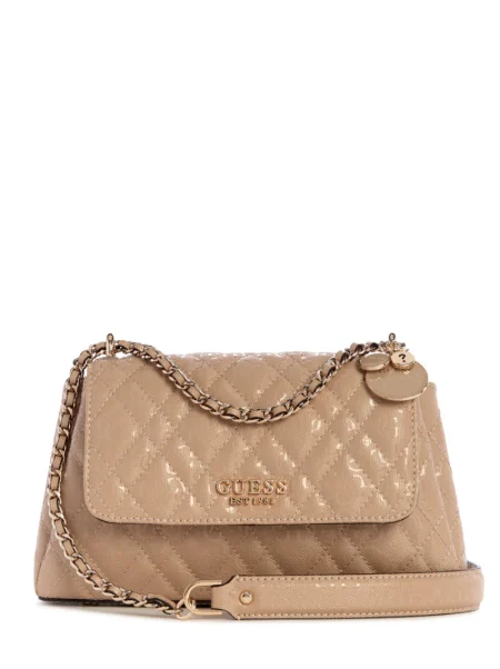 Guess Isemay Γυναικεία Τσάντα HWGG962821-PALE MOCA Μπέζ