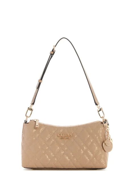 Guess Isemay Γυναικεία Τσάντα GG962818PU-PALE MOCCA Καφέ