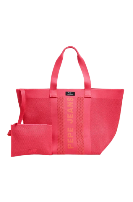 Pepe Jeans Τσάντα αγορών με λογότυπο PL0300137-179 κοραλλί