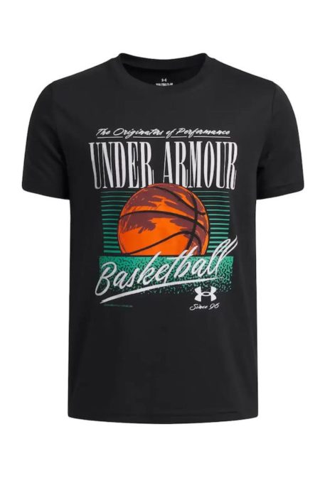 Under Armour Παιδικό T-shirt 6009319-001 Μάυρο