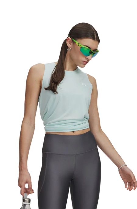 Under Armour Γυναικείο Αμάνικο T-shirt 1383655-703 Τυρκουάζ