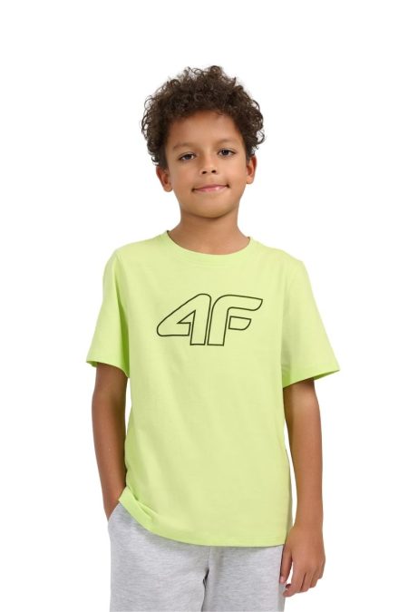 4F Παιδικό Αγόρι T-shirt 4FJWSS26TTSHM3007-45S Πράσινο