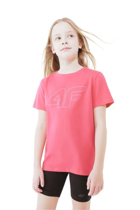 4F Παιδικό Κορίτσι T-shirt 4FJWSS26TTSHF3004-54S Ροζ
