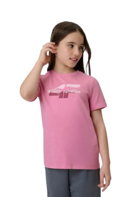 4F Παιδικό Κορίτσι T-shirt 4FJWSS26TTSHF2885-54S Ροζ